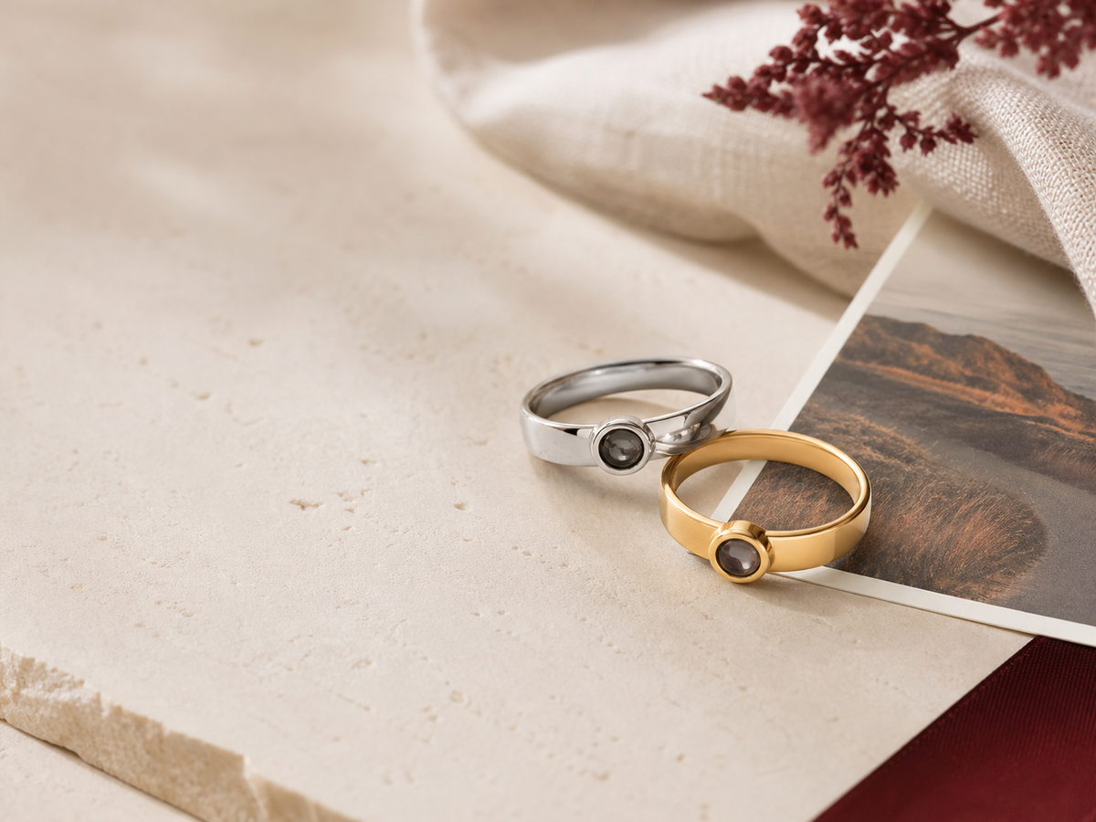 Photo Projection Rings – PhilU personalised photo jewellery