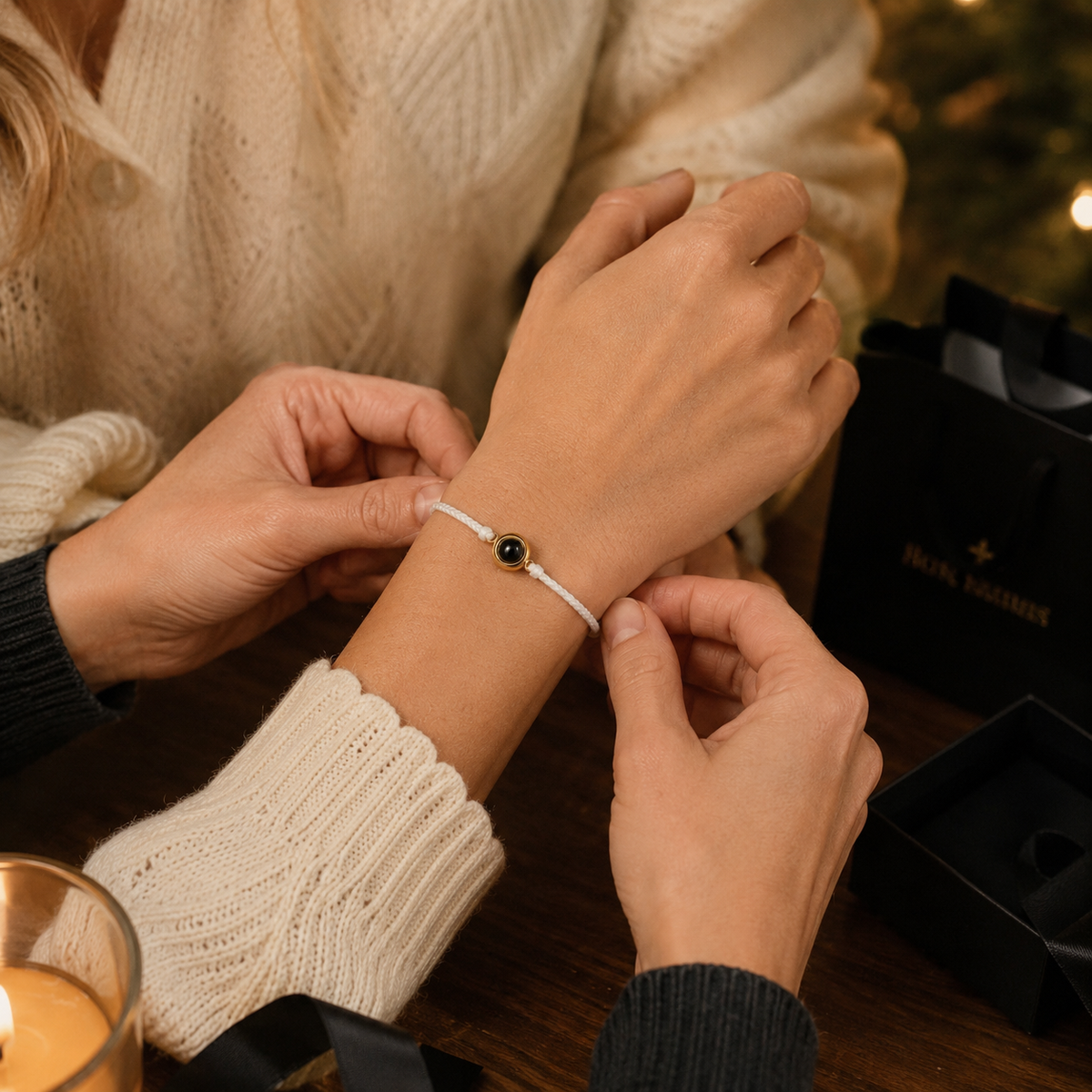 Personalised Photo Projection Bracelet – Custom Picture Bracelet for Men & Women
