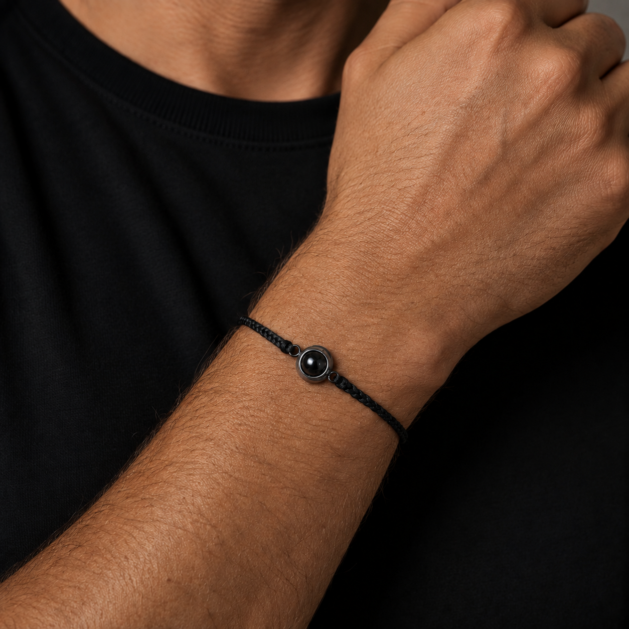 Personalised Photo Projection Bracelet – Custom Picture Bracelet for Men & Women