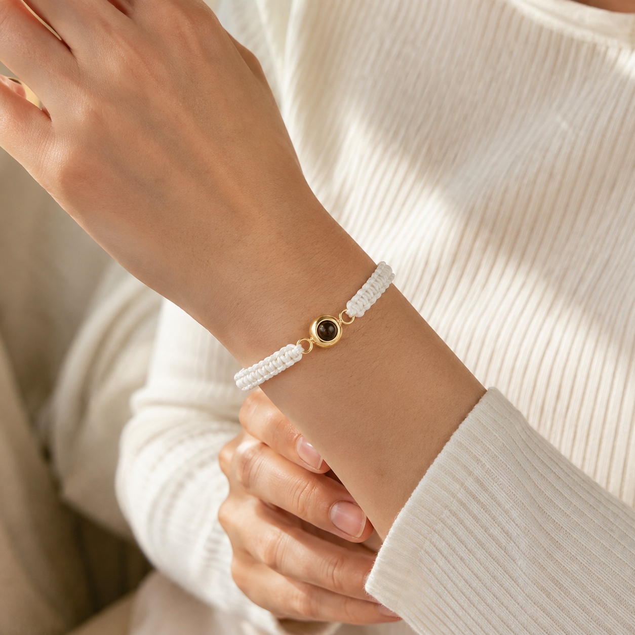Personalised Photo Projection Bracelet – Custom Picture Bracelet for Men & Women