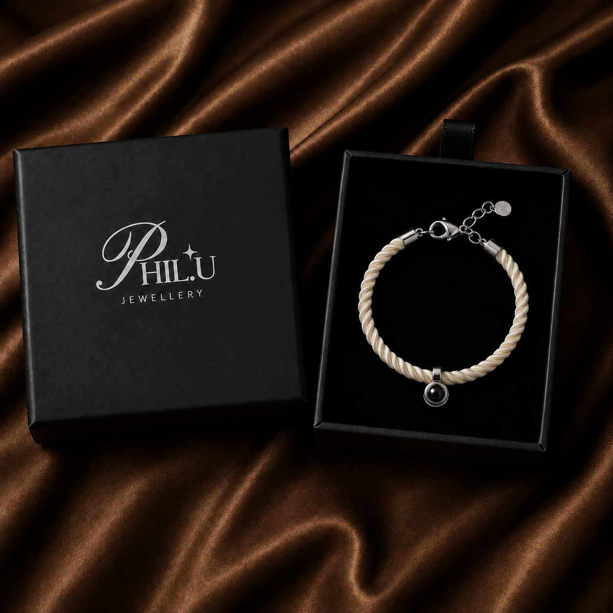 Personalised Classic Rope Photo Projection Bracelet